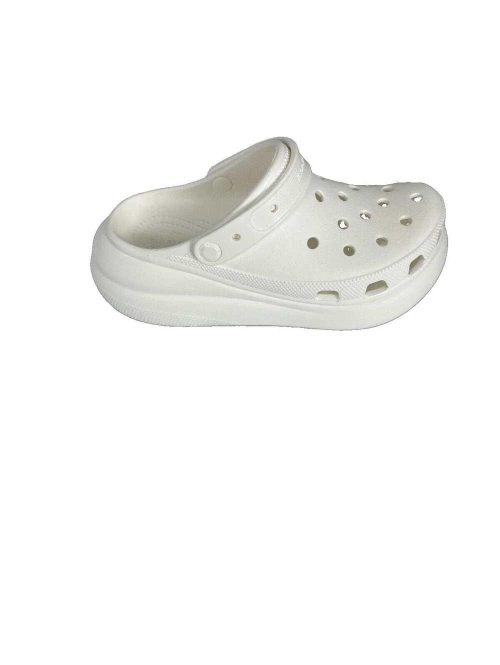 Crocs Classic Platform Clogs Women’s 9 Men’s 7 White Chunky Shoes
